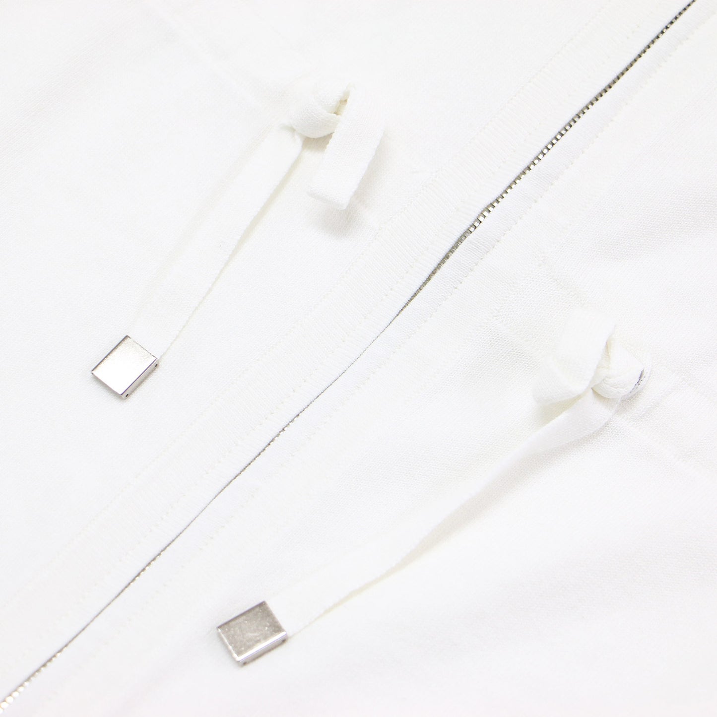 22春夏 オーパスフォンズ フーディ ジップアップパーカー / Opus Fons ニット 長袖 Vネック ワイド コットン