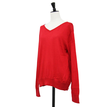 24春夏 ポワンディロニー Vネック プルオーバー / LZ46 PULLOVER ニット 長袖 ロゴ コットン