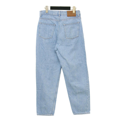 23秋冬 セルヴィッチ デニム テーパード パンツ / ハイウエスト 5ポケット コットン