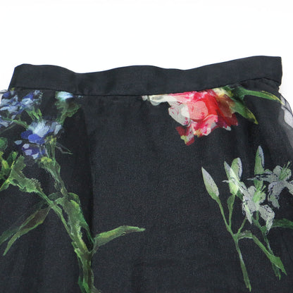 × STUDIOUS 別注 ソフィア オーガンジー レイヤード スカート / SOFIA ORGANZA LAYERED SKIRT ロングスカート ウエストゴム フラワープリント 花柄 プリーツ