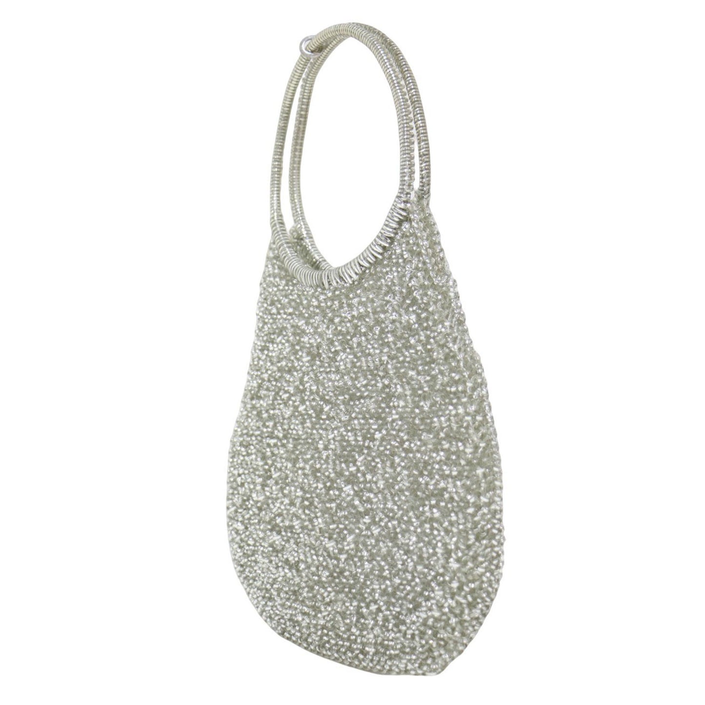 スタンダード ラウンド 縦型 ワイヤーバッグ / ドロップ型 サークルハンドル PVC