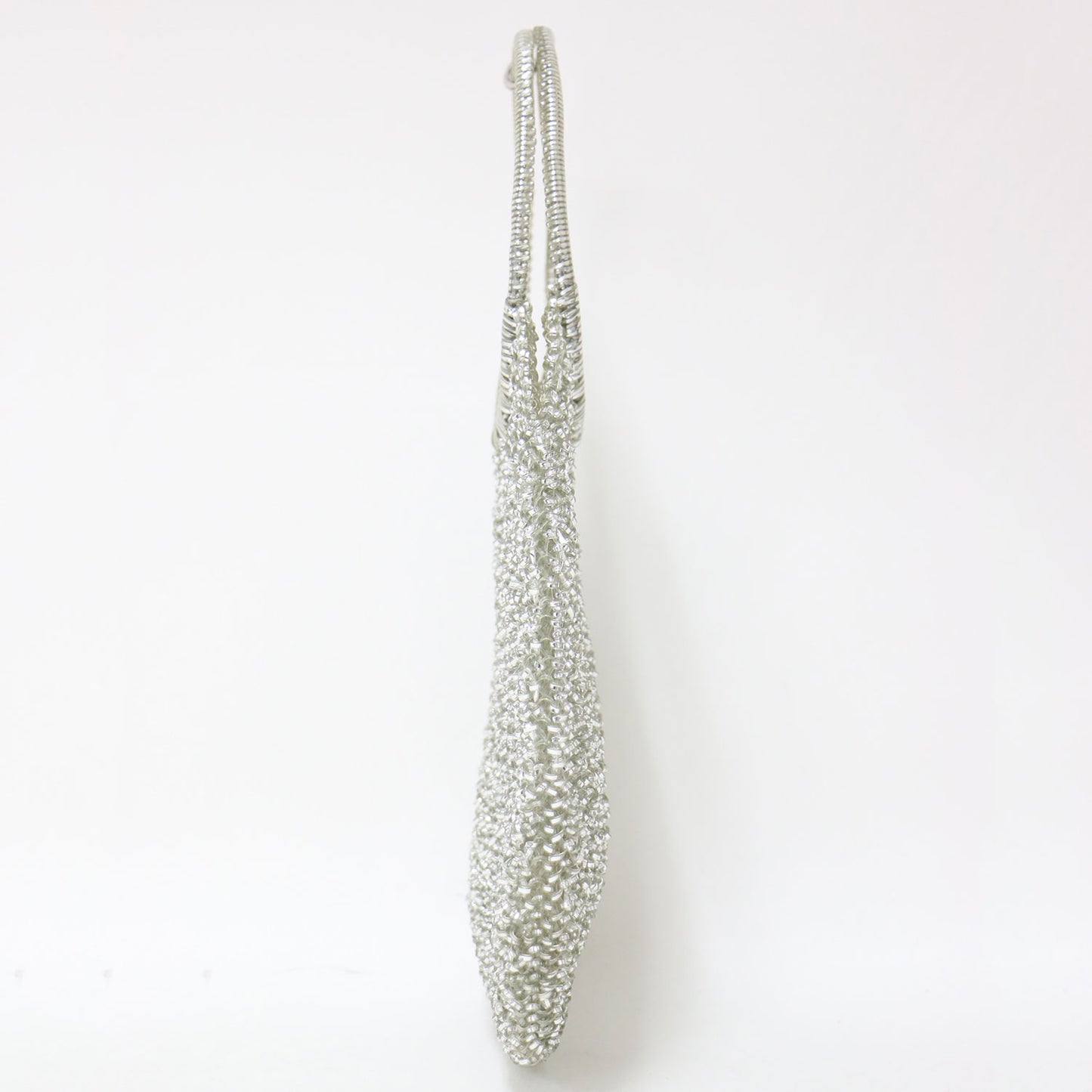 スタンダード ラウンド 縦型 ワイヤーバッグ / ドロップ型 サークルハンドル PVC