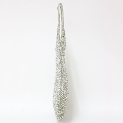 スタンダード ラウンド 縦型 ワイヤーバッグ / ドロップ型 サークルハンドル PVC