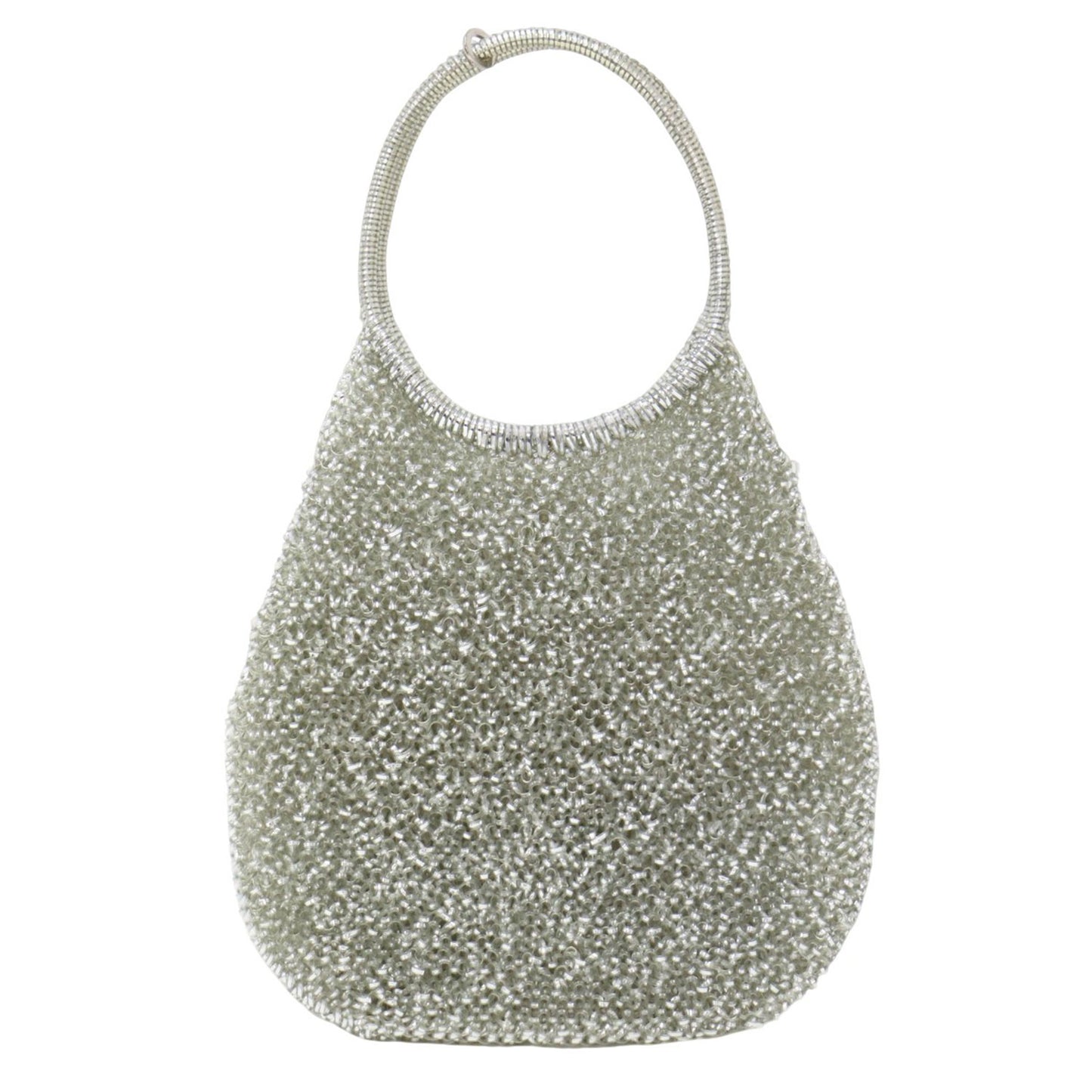 スタンダード ラウンド 縦型 ワイヤーバッグ / ドロップ型 サークルハンドル PVC