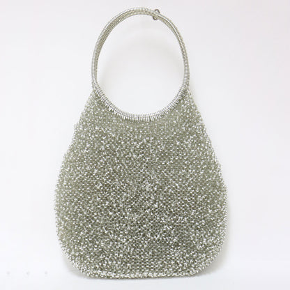 スタンダード ラウンド 縦型 ワイヤーバッグ / ドロップ型 サークルハンドル PVC