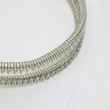 スタンダード ラウンド 縦型 ワイヤーバッグ / ドロップ型 サークルハンドル PVC