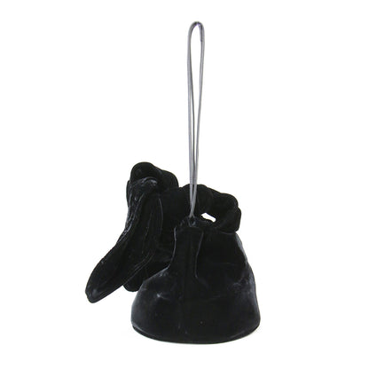 ベロア 巾着 バッグ / ハンドバッグ 肩掛け 2WAY