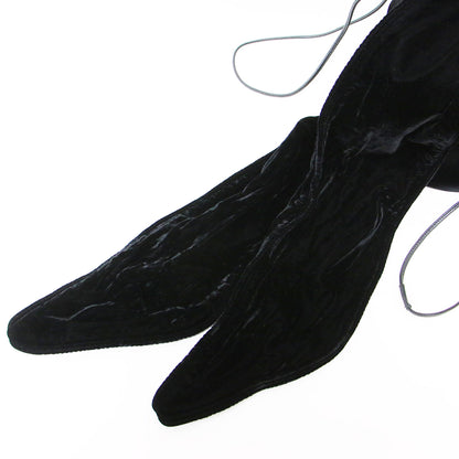 ベロア 巾着 バッグ / ハンドバッグ 肩掛け 2WAY