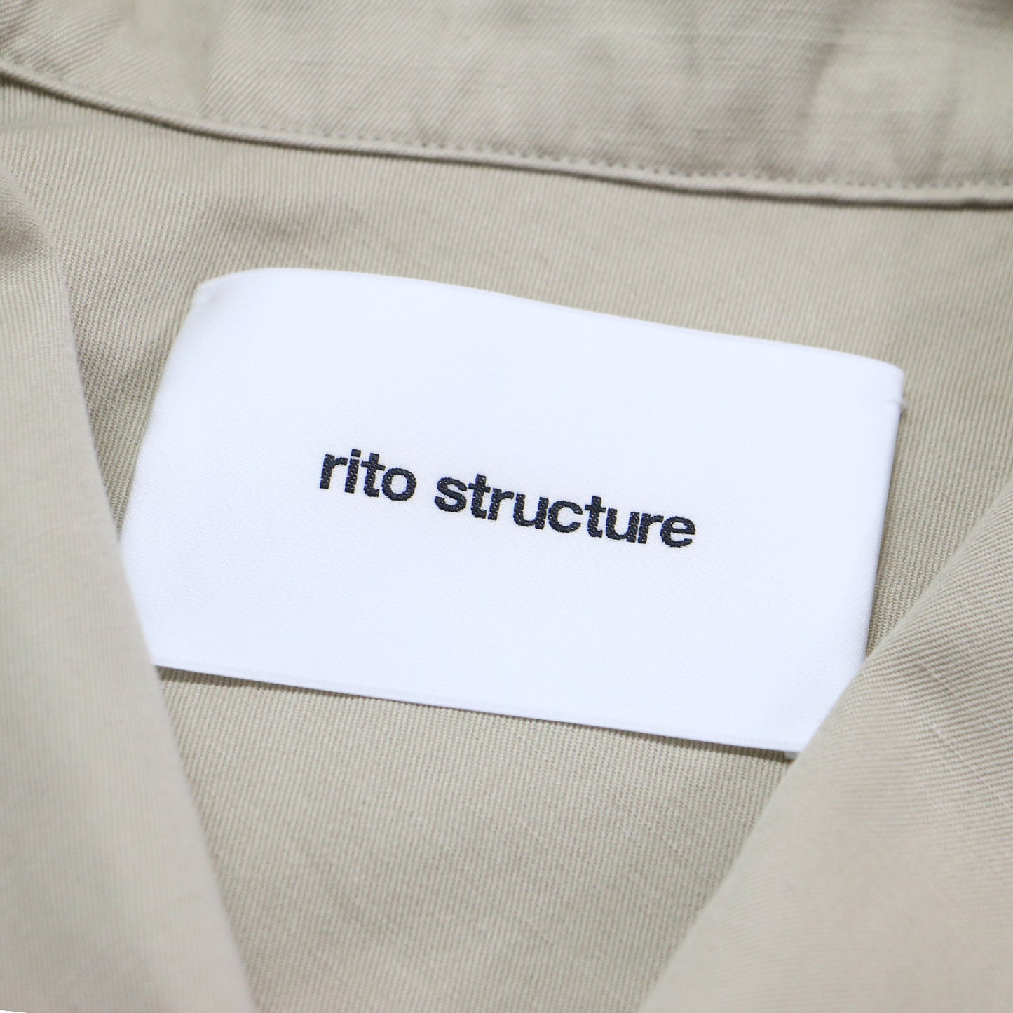 23春夏 コットン ヘンプ ミリタリー アシンメトリック コート / ポンチョ スリット ワイド