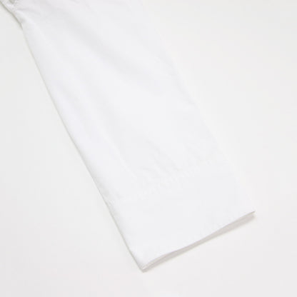 24春夏 コットン ワイドカラー ボックスシャツ / SHIRT 74 チュニック 長袖 ワイド スリット イタリア製