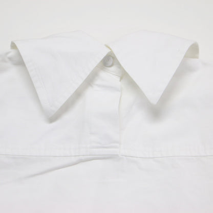 24春夏 コットン ワイドカラー ボックスシャツ / SHIRT 74 チュニック 長袖 ワイド スリット イタリア製