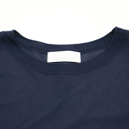 24春夏 バックフレア ノースリーブ カットソー / ブラウス クルーネック シアー スリット