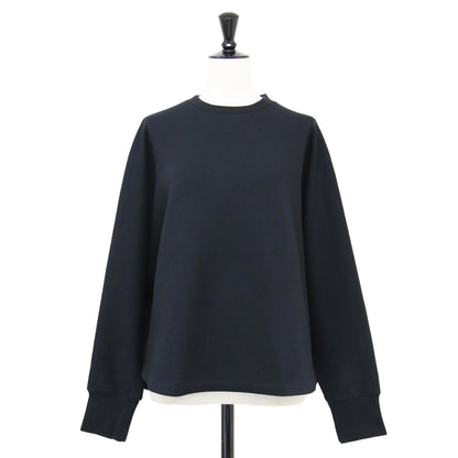 24秋冬 ライト ドルマン プルオーバー / スウェット 長袖 クルーネック ワイド ダンボール ヘムラウンド