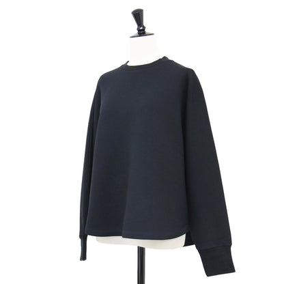 24秋冬 ライト ドルマン プルオーバー / スウェット 長袖 クルーネック ワイド ダンボール ヘムラウンド