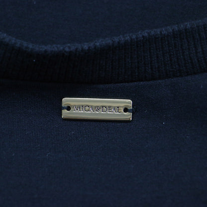 24秋冬 ライト ドルマン プルオーバー / スウェット 長袖 クルーネック ワイド ダンボール ヘムラウンド