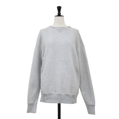 コットン 吊り裏毛 クルーネック プルオーバー / スウェット 長袖 起毛