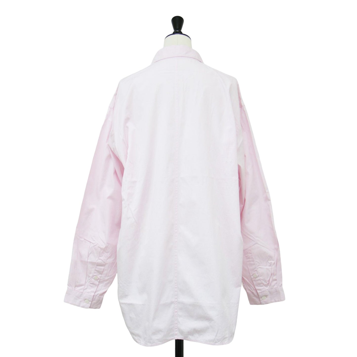 24春夏 ギザ コットン ウォッシュド シャツ / GIZA BROAD レギュラーカラー 長袖 オーバーサイズ