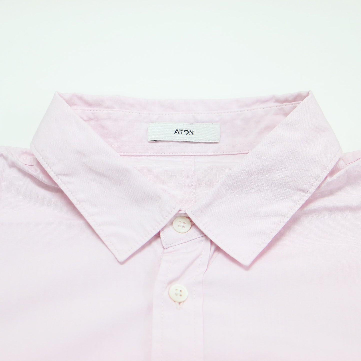 24春夏 ギザ コットン ウォッシュド シャツ / GIZA BROAD レギュラーカラー 長袖 オーバーサイズ