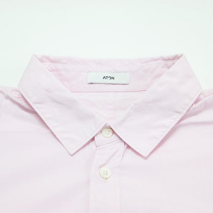 24春夏 ギザ コットン ウォッシュド シャツ / GIZA BROAD レギュラーカラー 長袖 オーバーサイズ