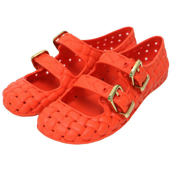 BOTTEGA VENETA エイミー メアリージェーン バレリーナ Bottega Veneta® Women's Amy Mary-Jane Ballerina in Sea salt