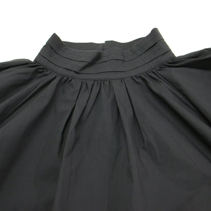 21秋冬 バルーンスリーブ ブラウス / プルオーバー 5分袖 スタンドカラー タック