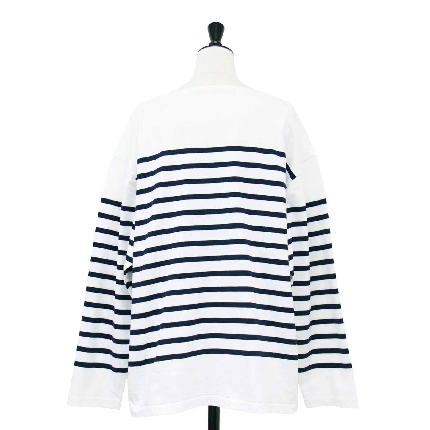 23秋冬 ボーダー プルオーバー / カットソー 長袖 ボートネック コットン