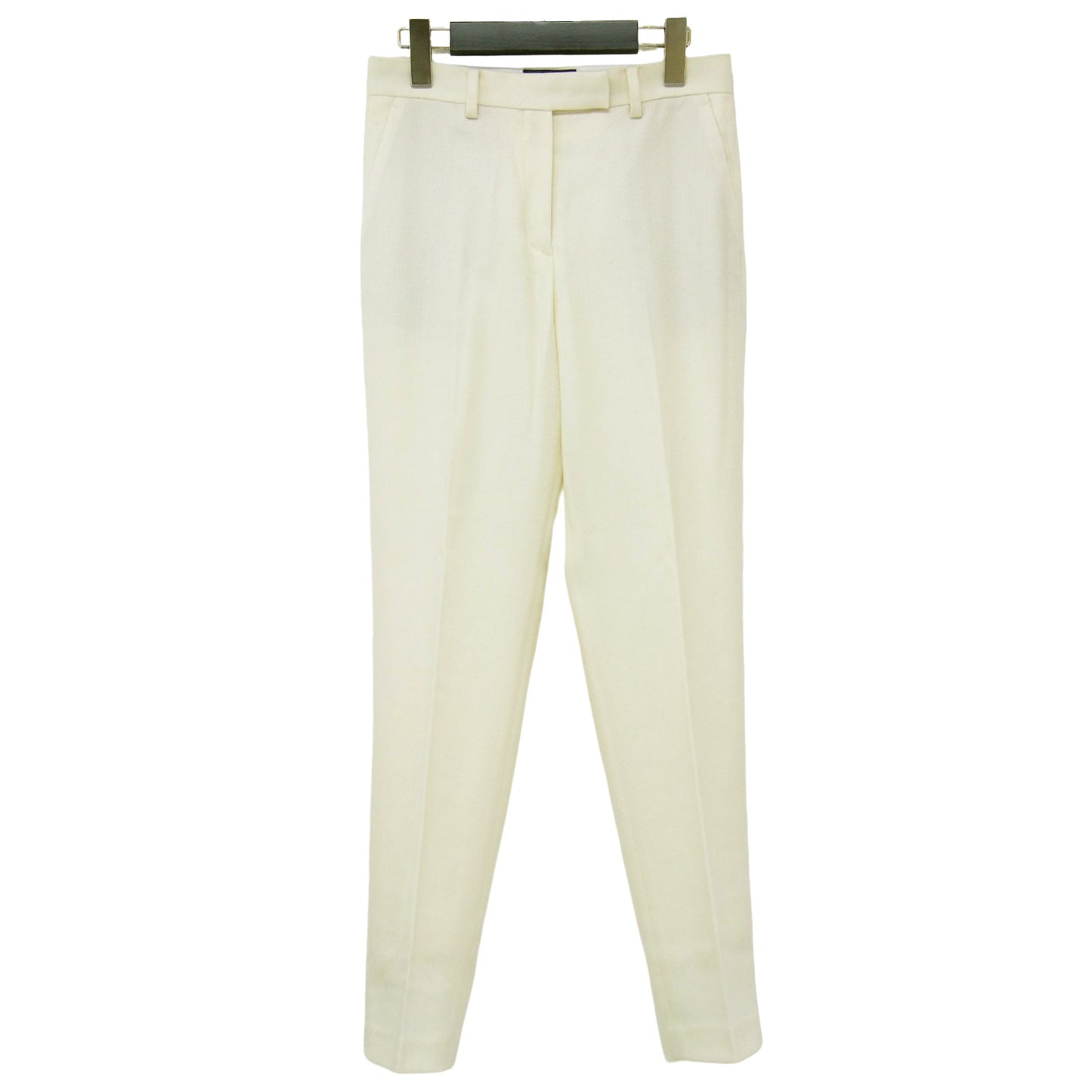 ウール アムンゼン シガレットパンツ / スラックス テーパード センタープレス ストレッチ ウール