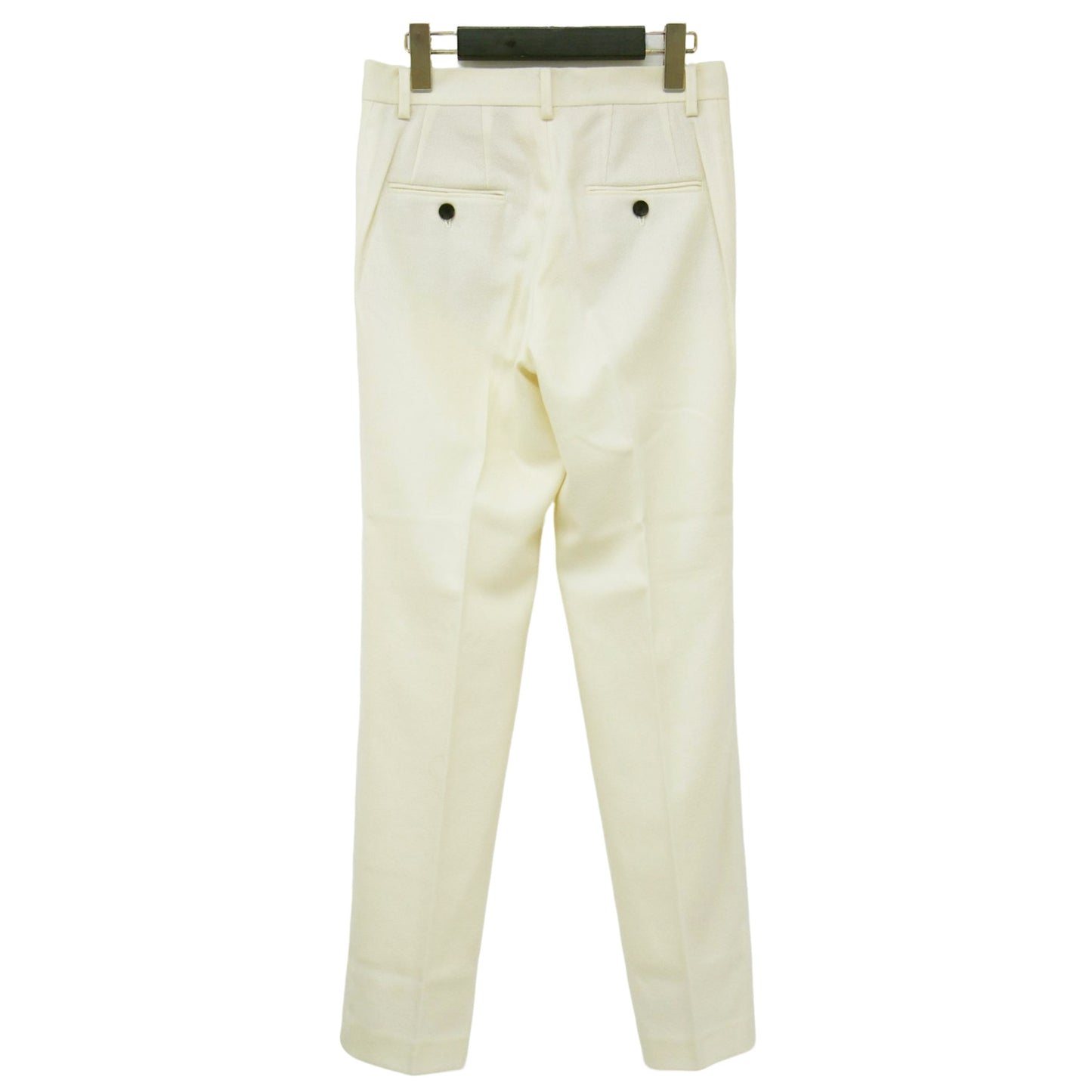 ウール アムンゼン シガレットパンツ / スラックス テーパード センタープレス ストレッチ ウール