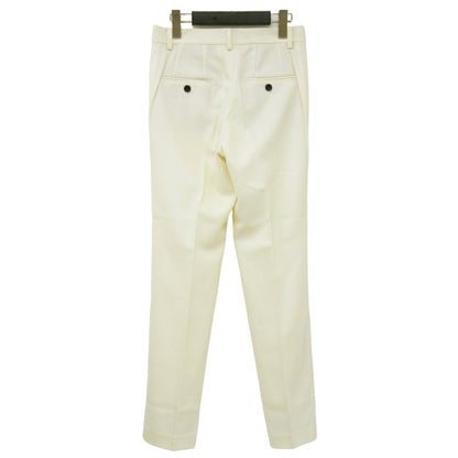 ウール アムンゼン シガレットパンツ / スラックス テーパード センタープレス ストレッチ ウール