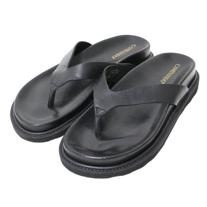 トングサンダル / THONG SLIDES ラバーソール レザー