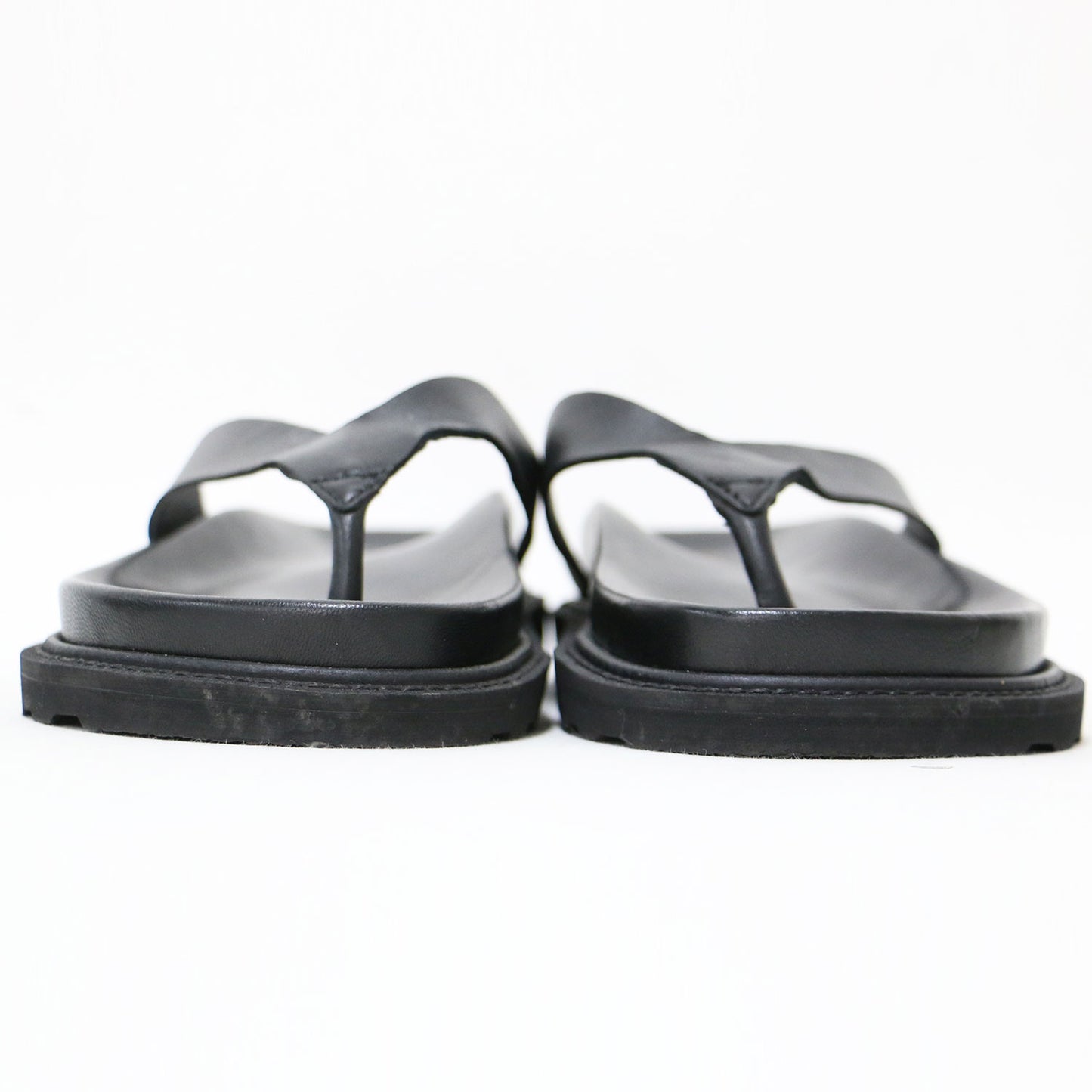 トングサンダル / THONG SLIDES ラバーソール レザー