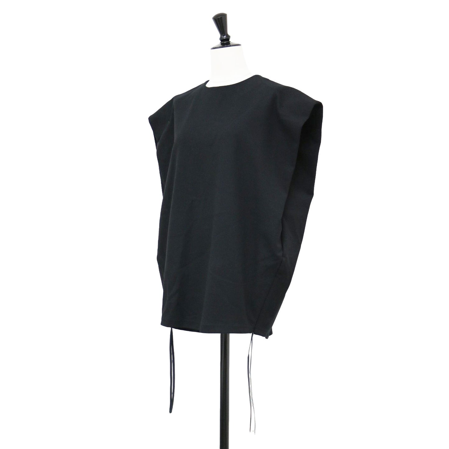 スリーブレス Tシャツ / SLEEVELESS TEE ノースリーブ サイドファスナー ストレッチ コットン