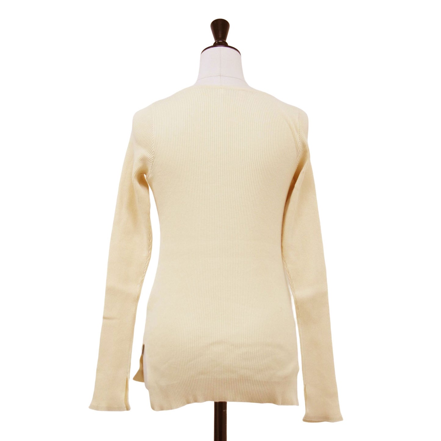 for Ron Herman 別注 ギザ ボートネック プルオーバー / ニット 長袖 リブ コットン