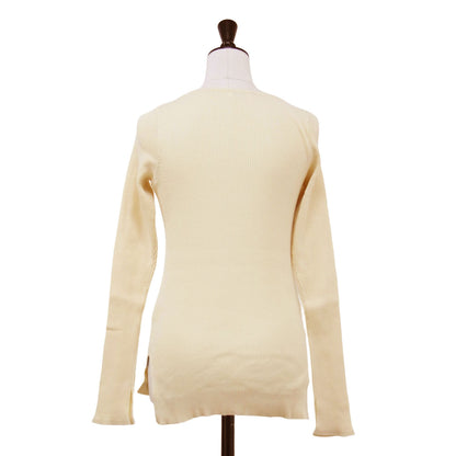 for Ron Herman 別注 ギザ ボートネック プルオーバー / ニット 長袖 リブ コットン