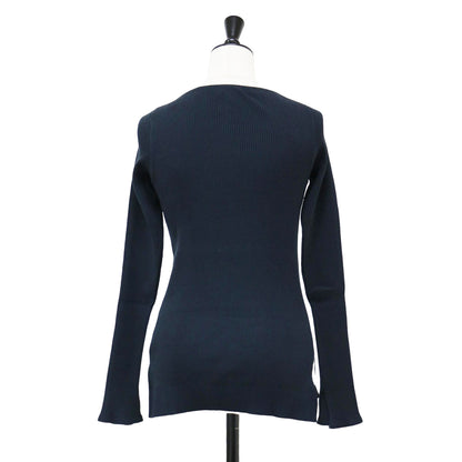 for Ron Herman 別注 ギザ ボートネック プルオーバー / ニット 長袖 リブ ロンハーマン コットン