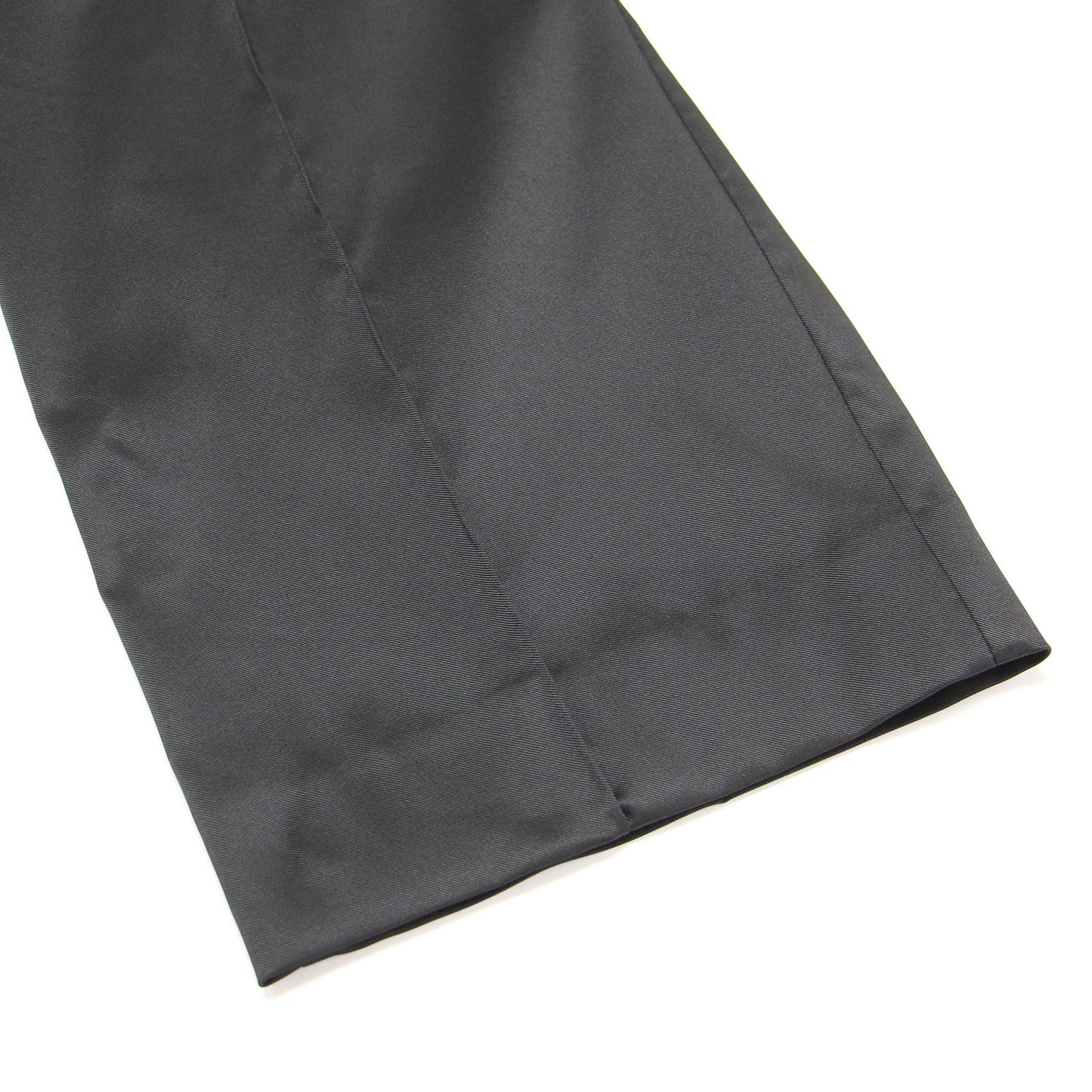 21秋冬 ワイド サテン タック パンツ / ストレート ウエストゴム ストレッチ プルオン