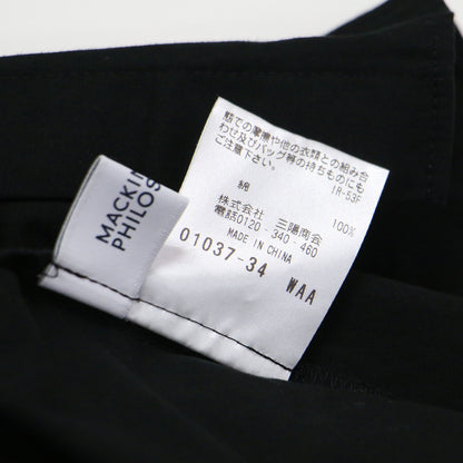 スタンドカラー ロングスリーブ レース ブラウス / シャツ 長袖 タック コットン