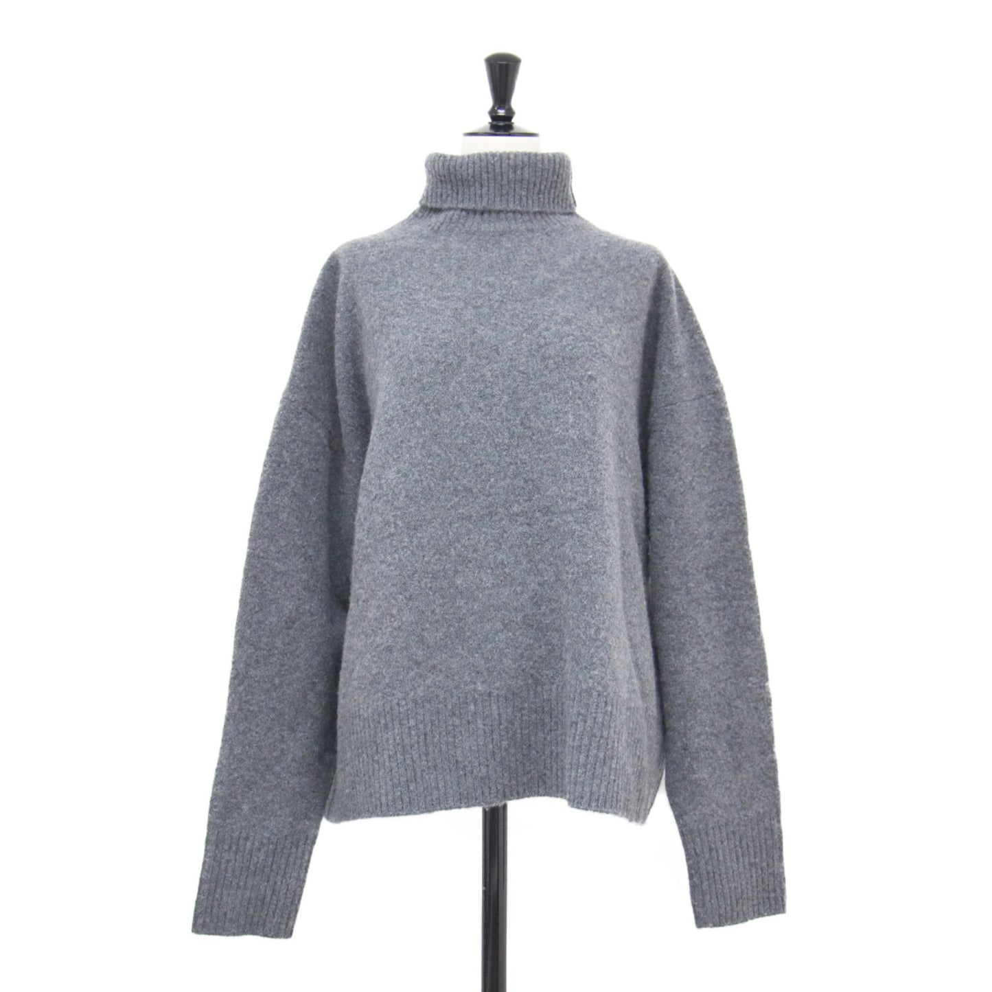 ウール カシミヤ タートルネック プルオーバー / Wool Cashmere Knit ニット 長袖 オーバーサイズ