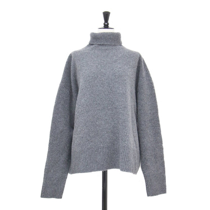 ウール カシミヤ タートルネック プルオーバー / Wool Cashmere Knit ニット 長袖 オーバーサイズ