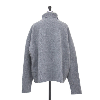 ウール カシミヤ タートルネック プルオーバー / Wool Cashmere Knit ニット 長袖 オーバーサイズ