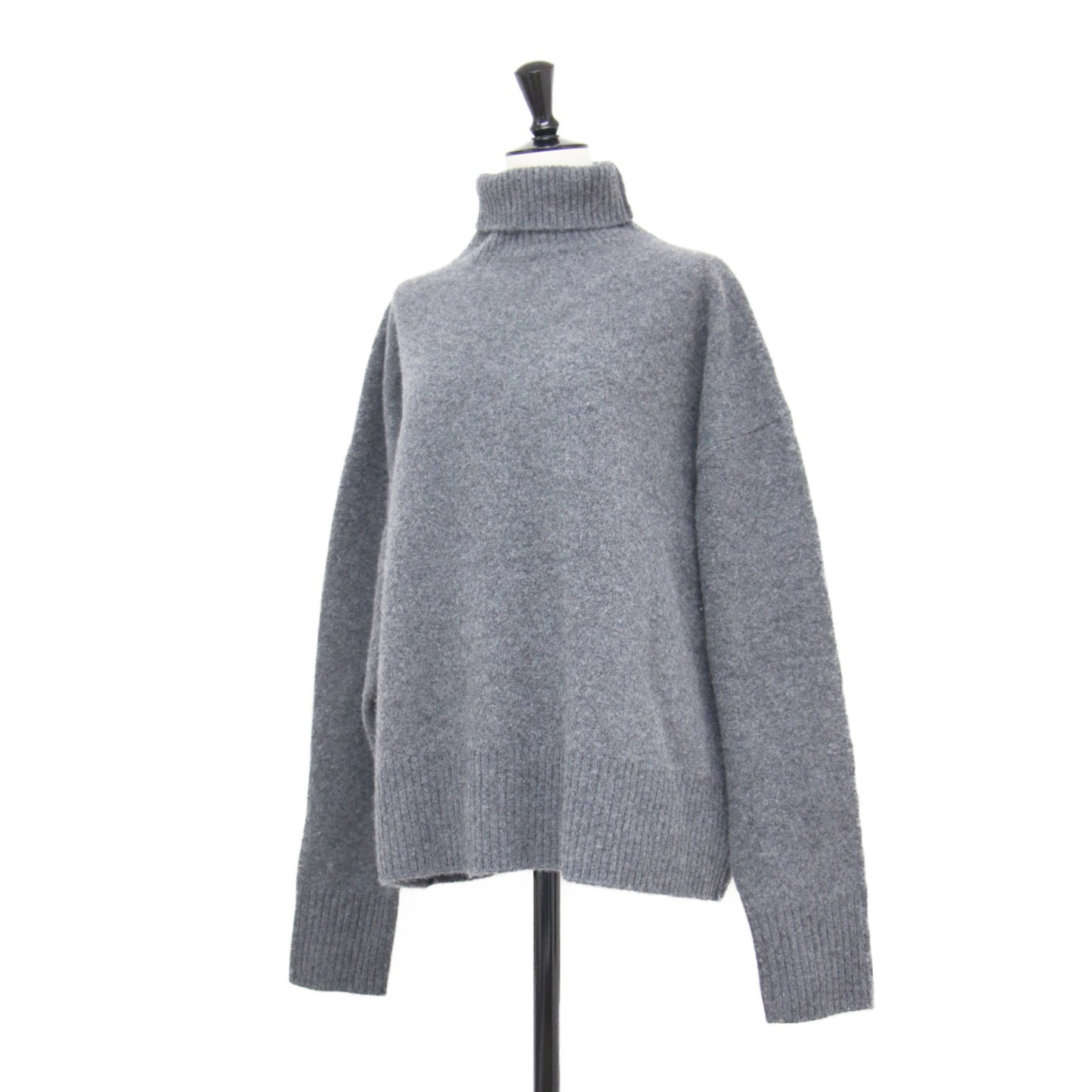 ウール カシミヤ タートルネック プルオーバー / Wool Cashmere Knit ニット 長袖 オーバーサイズ