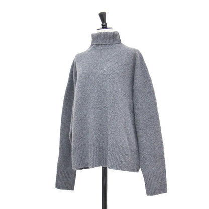 ウール カシミヤ タートルネック プルオーバー / Wool Cashmere Knit ニット 長袖 オーバーサイズ