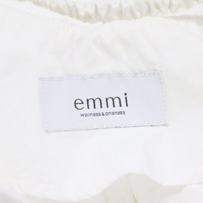 23春夏 ギャザー フレア コットン ブラウス / 半袖 5分袖 綿