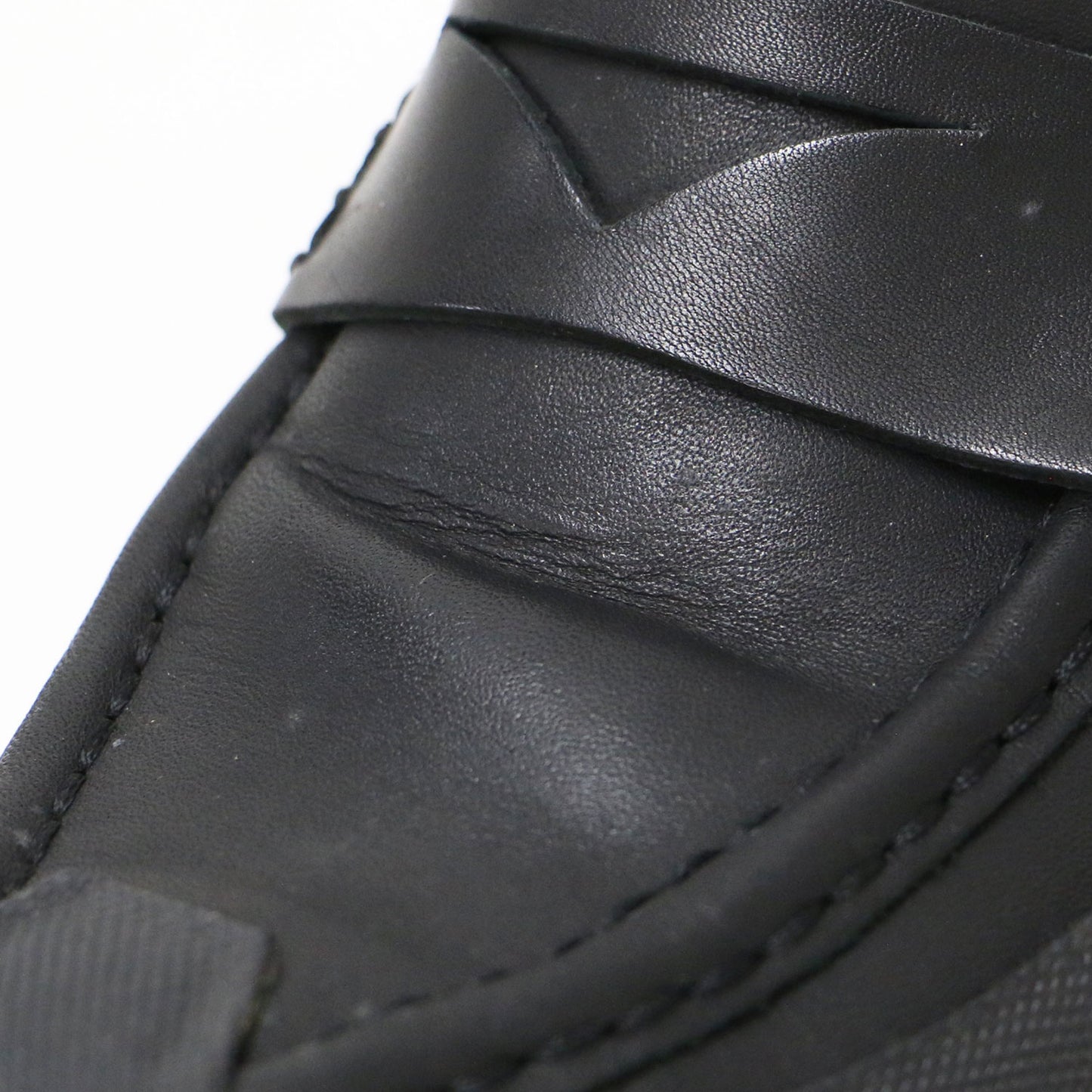 レザー ラバー コンビ 厚底 ローファー / GAO LOAFER ボリュームソール