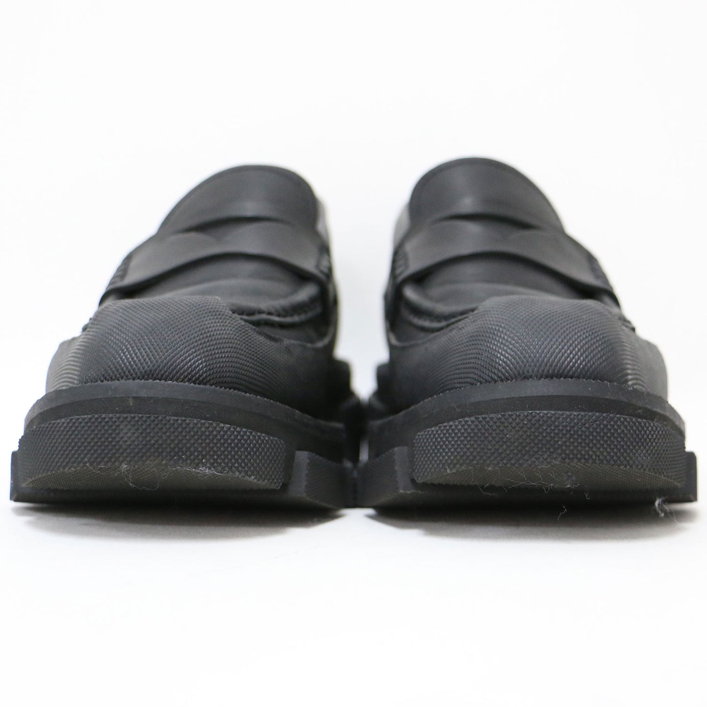 レザー ラバー コンビ 厚底 ローファー / GAO LOAFER ボリュームソール