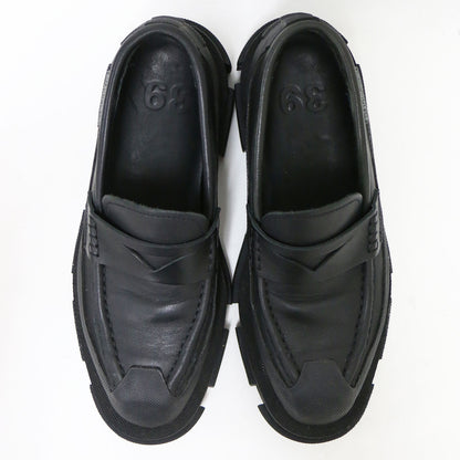 レザー ラバー コンビ 厚底 ローファー / GAO LOAFER ボリュームソール