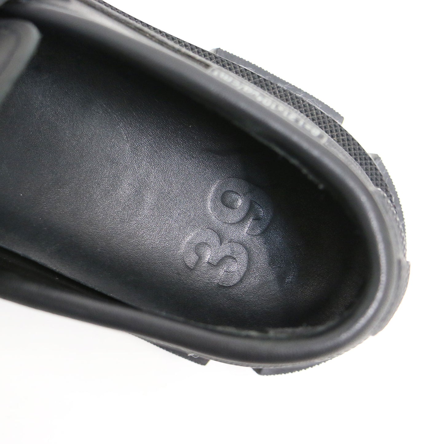 レザー ラバー コンビ 厚底 ローファー / GAO LOAFER ボリュームソール