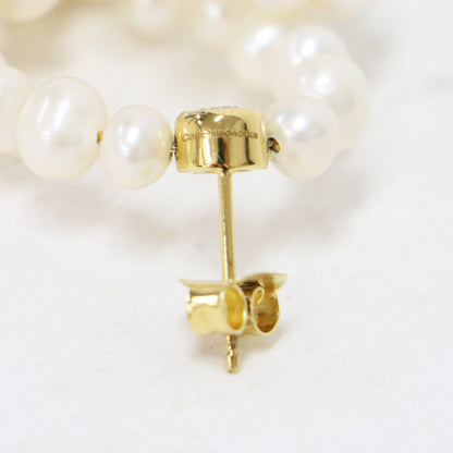 24秋冬 淡水パール ループ ピアス / Loop-the-Loop Earrings 両耳用