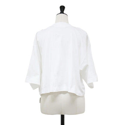 25春夏 コットン ジャージー ジップ Tシャツ / COTTON JERSEY ZIP T-SHIRT モックネック 半袖 ショート丈