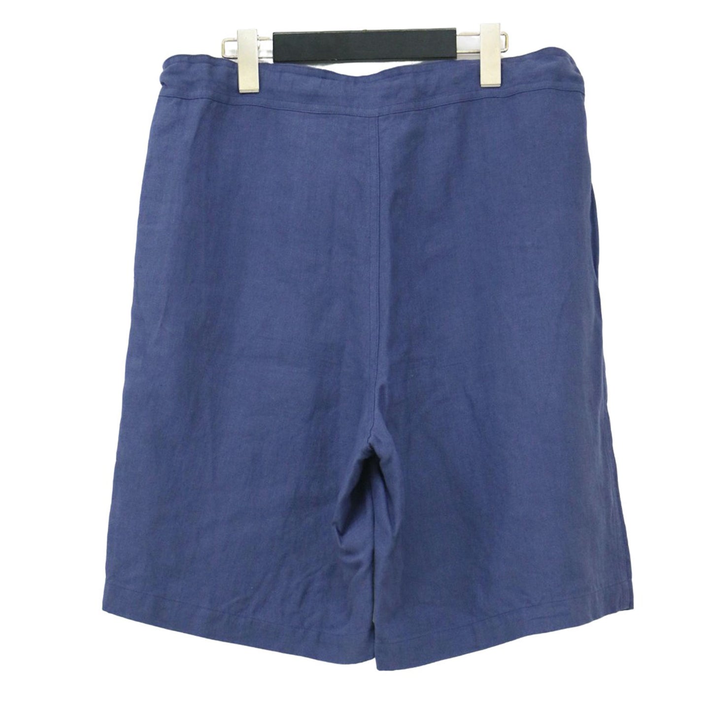 LA BOUCLE リネン キャンバス イージー ショーツ / ショートパンツ ひざ丈 ウエストリボン